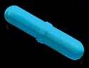 Магнитный мешальник тефлоновый, октогональный, голубой, 8 х 38 мм