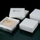 Коробка для хранения замороженных образцов, обработанный картон, 150 х 150 х 100, 10 шт.