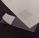 Наклейки белые для предметных стёкол, 23 х 23 мм