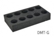 Платформа для вортекса DMT-2500 из пеноматериала для 10 пробирок d 38 мм, 245 x 132 x 45 мм