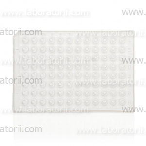 Планшеты для ПЦР 96 лунок с полуюбкой, плоская поверхность, изображение 4
