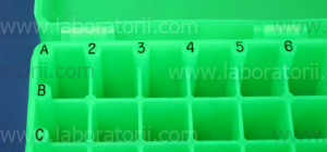 Штативы для микропробирок 1.5 и 2 мл, 50 мест, зеленый, изображение 2